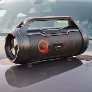Nedis Bluetooth Party Boombox 120W Zwart