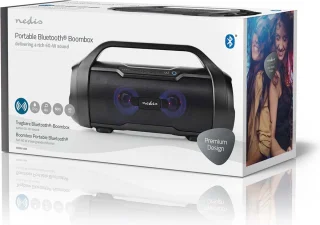 Nedis Bluetooth Party Boombox 120W Zwart
