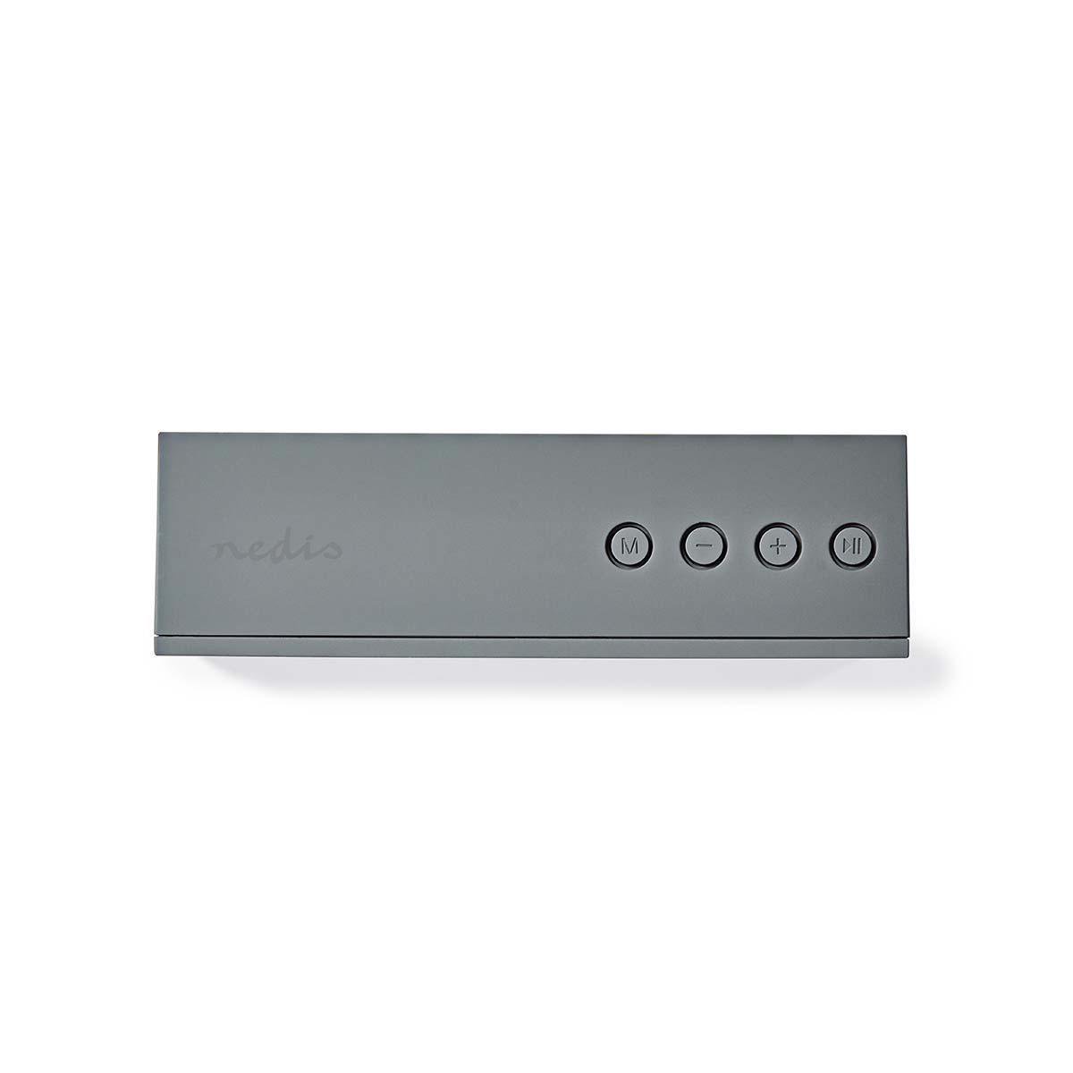 Nedis Bluetooth Speaker 15W Grijs