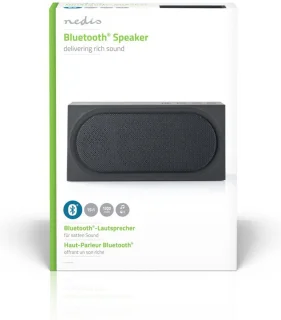 Nedis Bluetooth Speaker 15W Zwart Handheld