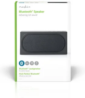 Nedis Bluetooth Speaker 15W Zwart Handheld