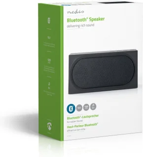 Nedis Bluetooth Speaker 15W Zwart Handheld