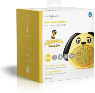 Nedis Bluetooth Speaker Animaticks Dusty Dog Geel