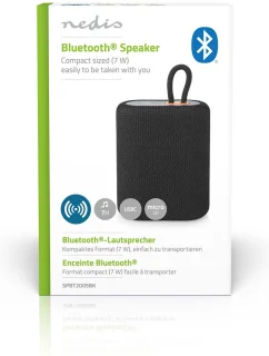 Nedis Bluetooth Speaker Zwart 7W Mono Handheld