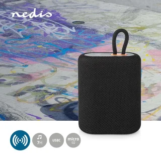Nedis Bluetooth Speaker Zwart 7W Mono Handheld