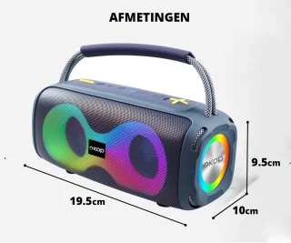 OKOP Bluetooth speaker draagbaar blauw