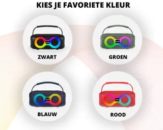 OKOP Bluetooth speaker draagbaar blauw