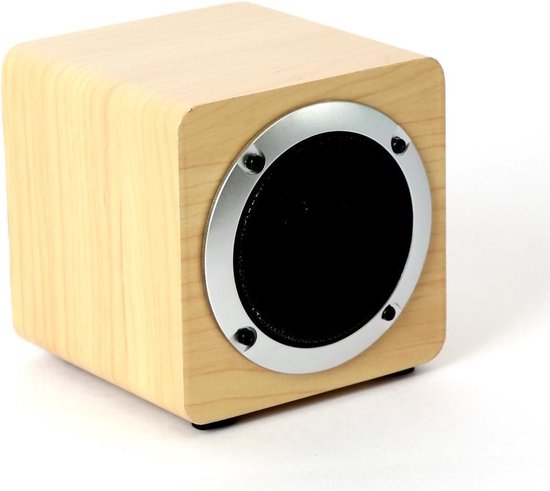 Omega OG61W — compacte houten mono-speaker met karakter