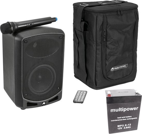 OMNITRONIC WAMS-65BT draadloze speaker set
