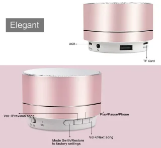 Wat vinden we goed aan de Oneay Mini Bluetooth-speaker - Zilver