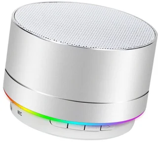 Kleine krachtpatser: Oneay Mini Bluetooth-speaker in zilver