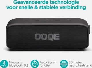 OOQE PRO S9 Bluetooth Speaker Zwart