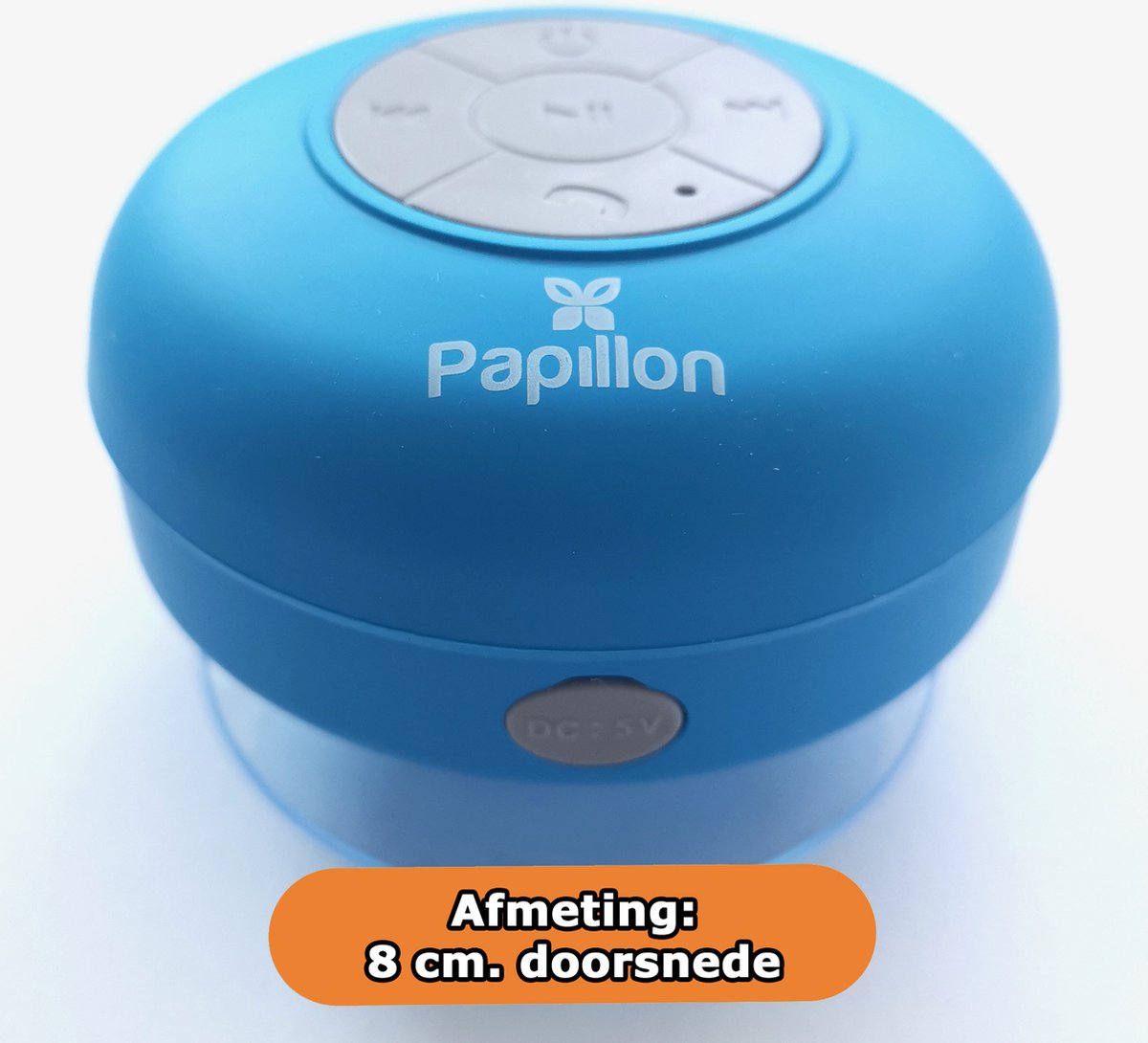 Papillon Bluetooth Speaker USB Oplaadbaar Blauw