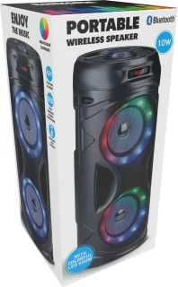 Partybox Bluetooth Speaker RGB 16x38.5 cm
