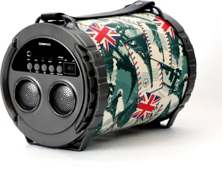 Platinet BAZOOKA Bluetooth V2.1 Draagbare Speaker Zwart