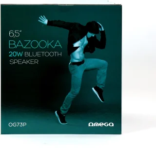 Platinet BAZOOKA Bluetooth V2.1 Draagbare Speaker Zwart