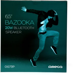 Platinet BAZOOKA Bluetooth V2.1 Draagbare Speaker Zwart