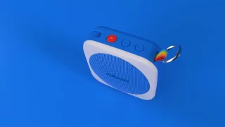 Polaroid P1 Music Player Bluetooth Speaker Blauw/Wit