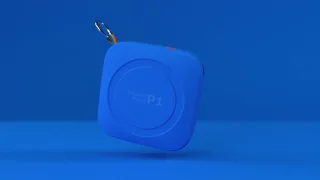 Polaroid P1 Music Player Bluetooth Speaker Blauw/Wit