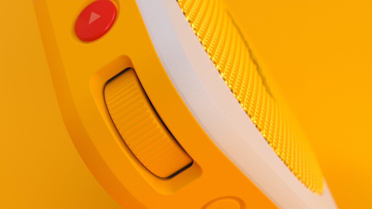 Polaroid P1 Music Player Bluetooth Speaker Geel Wit