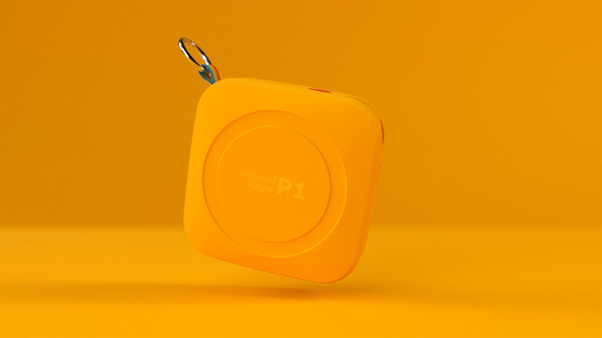 Polaroid P1 Music Player Bluetooth Speaker Geel Wit