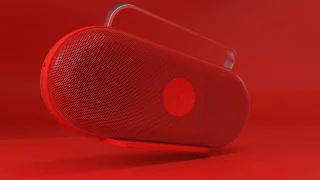 Polaroid P3 Bluetooth Speaker Red