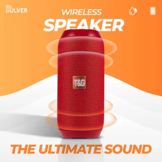 Pulver Bluetooth Muziekbox Prox 10W Rood