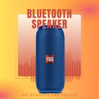 Pulver Bluetooth Speaker Muziekbox Prox 10W Blauw