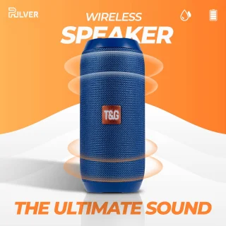 Pulver Bluetooth Speaker Muziekbox Prox 10W Blauw