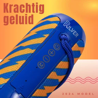 Pulver Bluetooth Speaker Muziekbox Prox 10W Oranje & Blauw