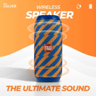 Pulver Bluetooth Speaker Muziekbox Prox 10W Oranje & Blauw