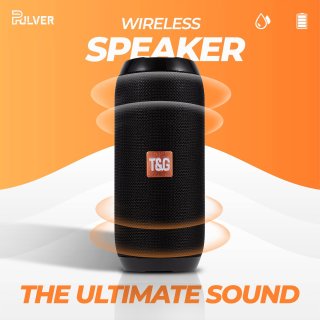 Pulver Bluetooth Speaker Muziekbox Prox 10W Zwart