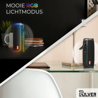 Pulver Prox Bluetooth Speaker Zwart 15W