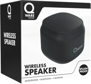 Qware Draadloze Speaker 5W Bluetooth 5.1 Zwart