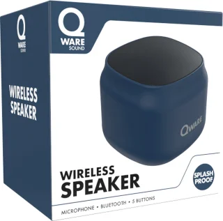 Qware Draadloze Speaker Bluetooth 5.1 Blauw