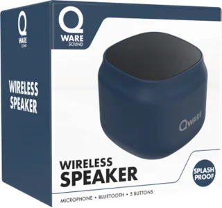 Qware Draadloze Speaker Bluetooth 5.1 Blauw
