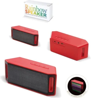 Rainbow Draadloze Bluetooth Speaker Red