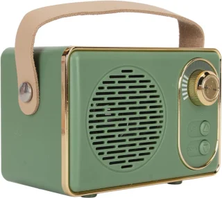 Retro Bluetooth Speaker Groen
