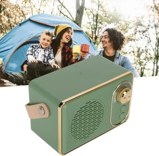 Retro Bluetooth Speaker Groen