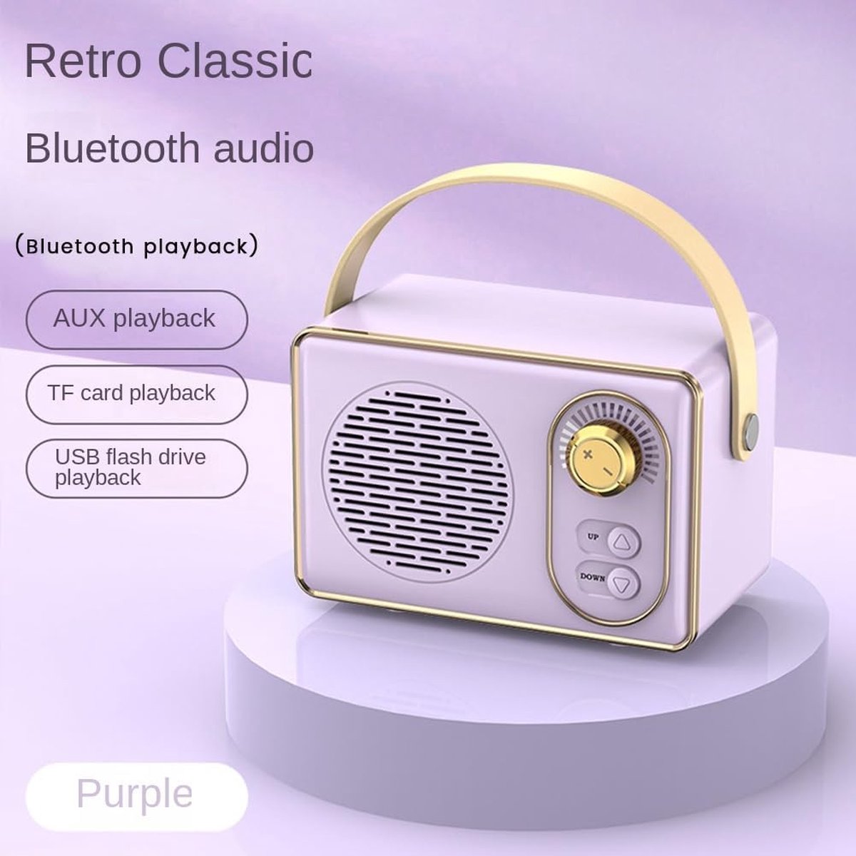 Retro Bluetooth speaker Groente