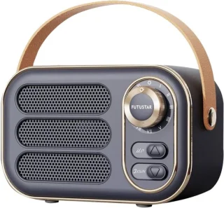 Retro Bluetooth-speaker - paars