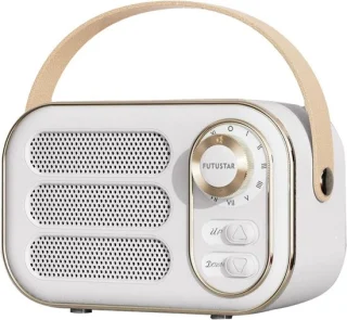 Retro Bluetooth-speaker - wit