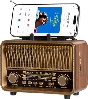 Retro radio met Bluetooth