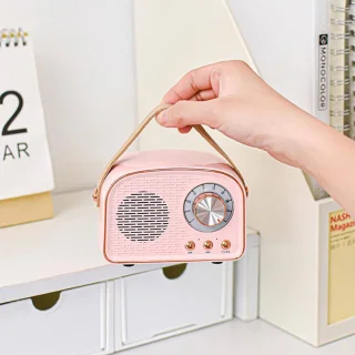 Retro Vintage Radio Luidspreker - Donkergroen