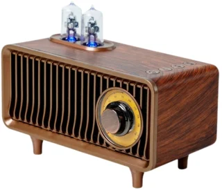 RetroGlow Retro Tube Bluetooth Speaker
