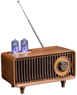 RetroGlow Retro Tube Bluetooth Speaker