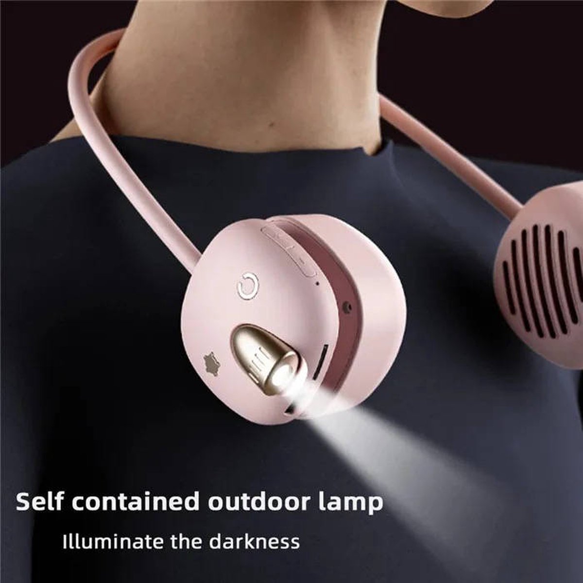 Roze Hangende Nekspeaker 3W x2