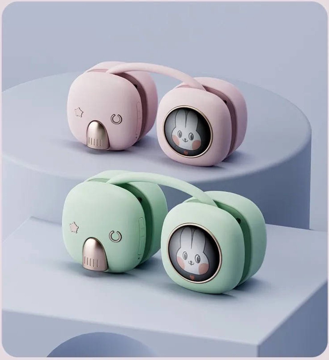 Roze Hangende Nekspeaker 3W x2
