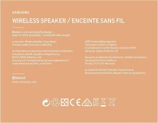 Samsung Scoop Draadloze Speaker Bruin