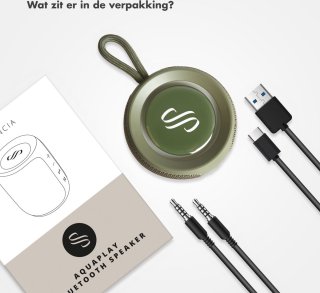 Selencia AquaPlay Bluetooth Speaker Army Green